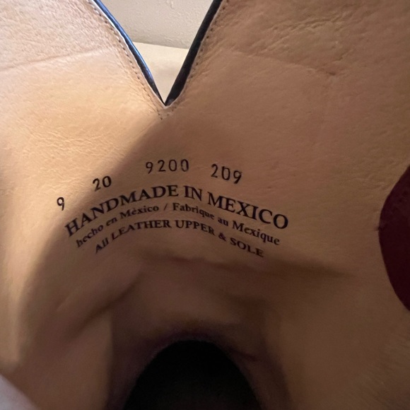 roper mens square toe boots 10 1/2D - Picture 5 of 5